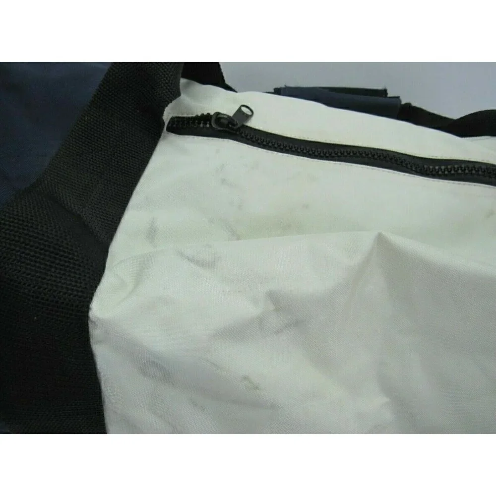 VTG Tommy Hilfiger Duffel Bag Travel Gym Workout Red/Blue Spell‎ Out Color Block